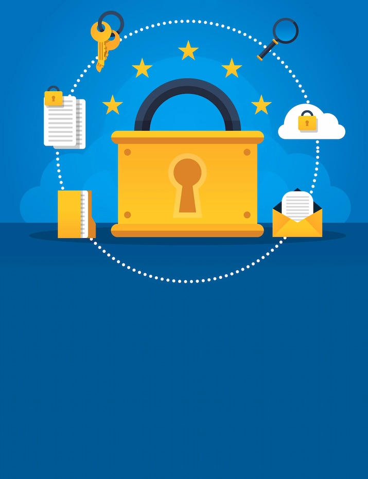 Animerad bild som visar GDPR-processen